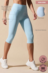 Zelocity Quick Dry Capri - Spun Sugar — thumbnail 8